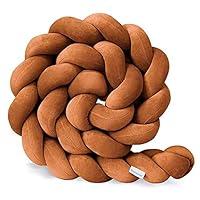 Algopix Similar Product 19 - Braided Crib Bumper Knotted Braided