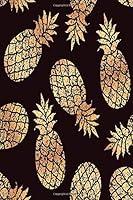 Algopix Similar Product 18 - Golden Pineapples Journal Cute