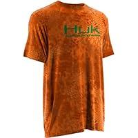 Algopix Similar Product 17 - HUK Mens Solid Short Sleeve Shirt