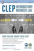 Algopix Similar Product 18 - CLEP Introductory Business Law Book 