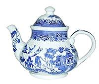 Algopix Similar Product 20 - Churchill Blue Willow Teapot 40-ounce