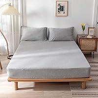 Algopix Similar Product 14 - DONEUS Jersey Knit Sheets Queen Set