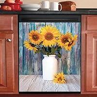 Algopix Similar Product 16 - Greture Sunflower White Vase Kitchen