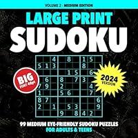 Algopix Similar Product 4 - Sudoku Puzzle Book for Adults Large