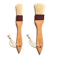 Algopix Similar Product 6 - Pastry Brush Natural Bristle Wooden