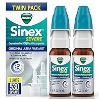 Algopix Similar Product 19 - Vicks Sinex SEVERE Allergy  Sinus