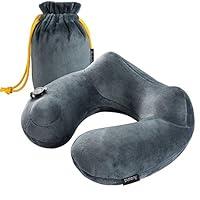 Algopix Similar Product 1 - Purefly Inflatable Travel Pillow Soft