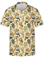 Algopix Similar Product 15 - Texas Hawaiian Shirt for Men Short