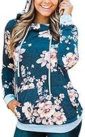 Algopix Similar Product 6 - Angashion Women HoodiesTops Floral