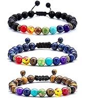Algopix Similar Product 17 - Hamoery Men Women 8mm Lava Rock 7