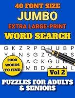 Algopix Similar Product 4 - Jumbo ExtraLarge Word Search Puzzles