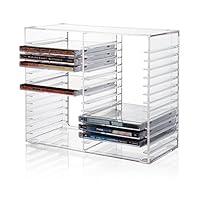 Algopix Similar Product 13 - STORi Stackable Clear Plastic CD