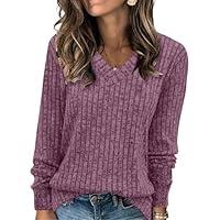 Algopix Similar Product 12 - Fall Sweaters for Women 2024 V Neck