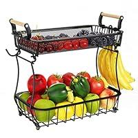 Algopix Similar Product 19 - ANTOPY 2 Tier Fruit Basket with 2