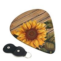 Algopix Similar Product 17 - Paint Wooden Board Sunflower Guitar