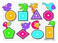 Algopix Similar Product 1 - Melissa  Doug Wooden Sahpes Puzzle 