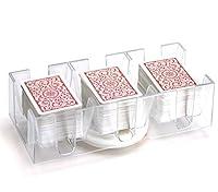 Algopix Similar Product 17 - Brybelly Rotating Card Deck Tray 