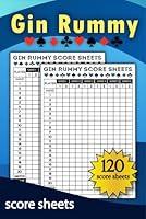 Algopix Similar Product 17 - Gin Rummy Score Sheets 120 Pages of