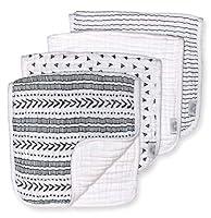 Algopix Similar Product 10 - Muslin Burp Cloths  4 Pack of Burp