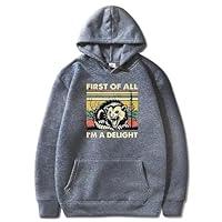 Algopix Similar Product 20 - NUFR First Of All I m A Delight Hoodie