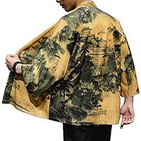 Algopix Similar Product 10 - Ambcol Mens Japanese Haori Jacket