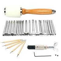 Algopix Similar Product 4 - YaeTek 20pcs Leather Carving Working