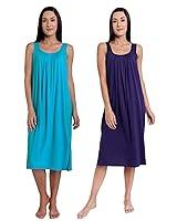 Algopix Similar Product 9 - TWGE Cotton Full Length Camisole for