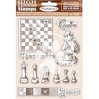 Algopix Similar Product 17 - Checkmate Rubber Stamp  Alice Through