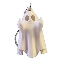 Algopix Similar Product 8 - Cute White Ghost Keychain Ghost Shape