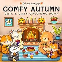 Algopix Similar Product 19 - Comfy Autumn Coloring Book for Adults