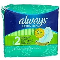 Algopix Similar Product 16 - Always Pads Size 2 Ultra Thin 16 Count