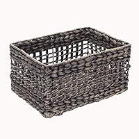 Algopix Similar Product 14 - VILLACERA Rectangle Hand Weaved Wicker