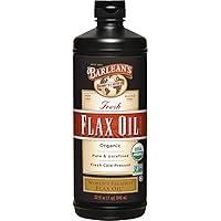 Algopix Similar Product 9 - Barleans Organic Flaxseed Oil Liquid