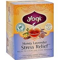 Algopix Similar Product 6 - Yogi Stress ReliefHerbal Tea Caffeine