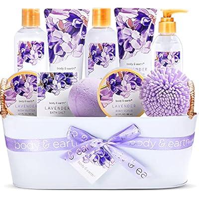 Gifts for Women, Birthday Gifts for Women Self Care Gift for Women Pamper  Gift Basket for Women Her,Friends,Mom,Wife 11 pcs Lavender Gift Unique Gift
