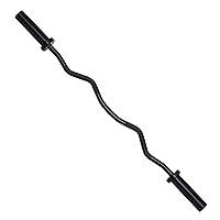Algopix Similar Product 14 - HulkFit 48 Inch EZ Curl Bar Barbell for