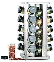 Algopix Similar Product 2 - Orii 20 Jar Spice Rack with Spices