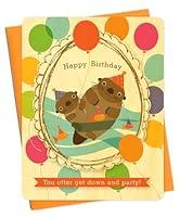 Algopix Similar Product 12 - Night Owl Paper Goods Otter Portrait