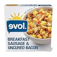 Algopix Similar Product 2 - Evol Breakfast Sausage  Uncured Bacon