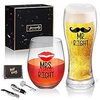 Algopix Similar Product 7 - Mr Right and Mrs Always Right Novelty