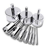 Algopix Similar Product 12 - Tile Hole Cutter Set 10 Pcs Tile Hole