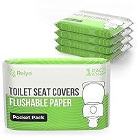 Algopix Similar Product 2 - Toilet Seat Covers Paper Flushable 50