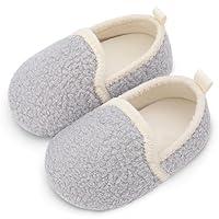 Algopix Similar Product 16 - LRUN Boys Slippers Toddler House Shoes