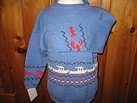 Algopix Similar Product 12 - child pullover rollneck cotton lobster