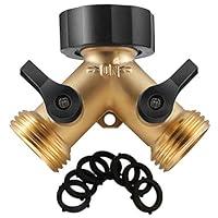 Algopix Similar Product 14 - IPOW Brass Heavy Duty 2 Way Y Valve