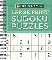 Algopix Similar Product 11 - Brain Games  Large Print Sudoku