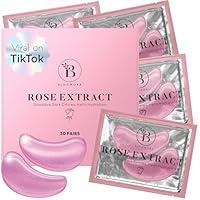 Algopix Similar Product 3 - BLOOMORA Rose Eye Mask30 Pairs Under