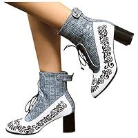 Algopix Similar Product 2 - Kuhxz Womens Fashion Embroidered