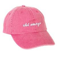 Algopix Similar Product 9 - Chi Omega N Sorority Baseball Hat Cap