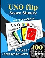 Algopix Similar Product 4 - UNO FLIP Score Sheets 100 Large Score